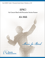 Epic! (Band Gr. 2 Percussion Feature)