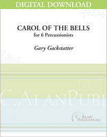 Carol of the Bells - Gary Gackstatter [DIGITAL SCORE]