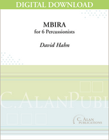 Mbira - David Hahn [DIGITAL SCORE]