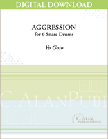 Aggression for Six Snare Drums - Yo Goto [DIGITAL]