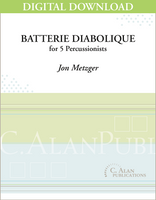 Batterie Diabolique - Jon Metzger [DIGITAL SCORE]