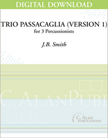 Trio Passacaglia (Version 1) - J.B. Smith [DIGITAL SCORE]
