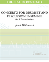 Concerto for Drumset and Percussion Ensemble - Jamie Whitmarsh [DIGITAL]