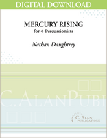 Mercury Rising (Perc Ens 4) - Nathan Daughtrey [DIGITAL]