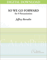 So We Go Forward - Jeffrey Barudin [DIGITAL SCORE]