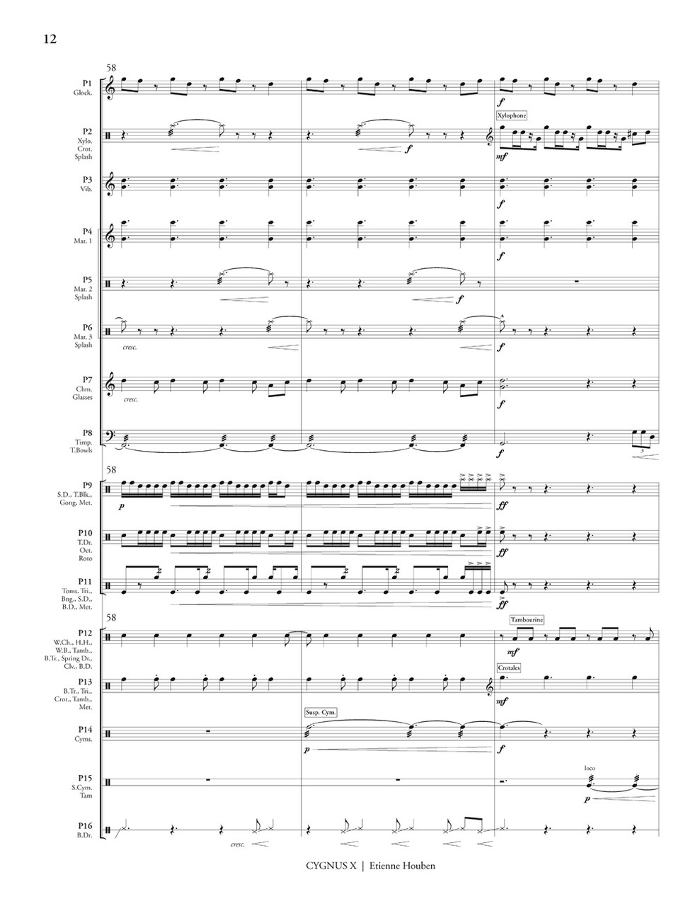 Cygnus X Perc Ens 16 Etienne Houben