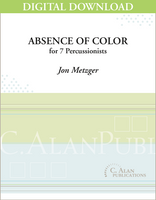 Absence of Color - Jon Metzger [DIGITAL SCORE]