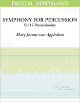 Symphony for Percussion - Mary Jeanne van Appledorn [DIGITAL SCORE]