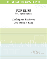 For Elise (Beethoven) - David J. Long [DIGITAL SCORE]
