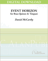 Event Horizon (Brass Quintet & Timpani) - Daniel McCarthy [DIGITAL]