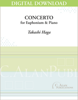 Concerto for Euphonium & Piano - Takashi Haga [DIGITAL]