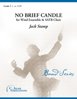 No Brief Candle (Band + SATB Choir Gr. 5)