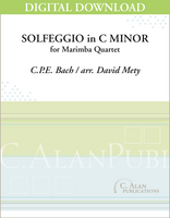 Solfeggio in C Minor - C.P.E. Bach/David Mety [DIGITAL]