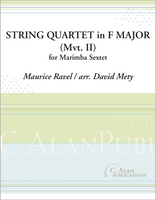 String Quartet in F Major, Mvt. II [Ravel] (Marimba Sextet)