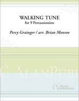 Walking Tune [Grainger] (Perc Ens 9)