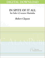 In Spite of It All - Robert Clayson [DIGITAL]