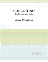 Concertino for Saxophone Trio (Alto, Tenor, Baritone)