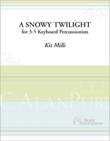 A Snowy Twilight (Keyboard Perc Ens 3-5)
