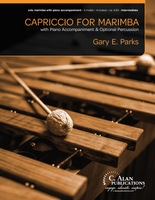 Capriccio for Marimba & Piano (w/ Optional Percussion)