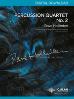 Percussion Quartet No. 2 - Dave Hollinden [DIGITAL]