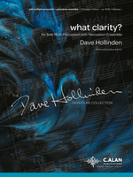 what clarity? (Solo Multi-Percussion + Perc Ens 12)