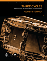 Three Cycles (solo snare drum + mixed accompaniment)