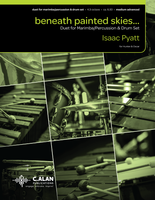 beneath painted skies... (Duet for Marimba/Percussion & Drum Set)