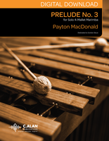 Prelude No. 3 for Marimba - Payton MacDonald [DIGITAL]