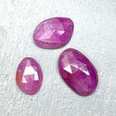 Pink Sapphire Rosecut Cabochons sp-105