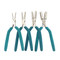 Wubbers Designer Half-Round Mandrel Pliers:  Small, Medium, Large, and Jumbo