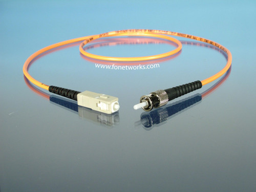 Cavo Fibra Ottica 1m Multimode Simplex 62.5/125 - Connettori ST To ST - copertina