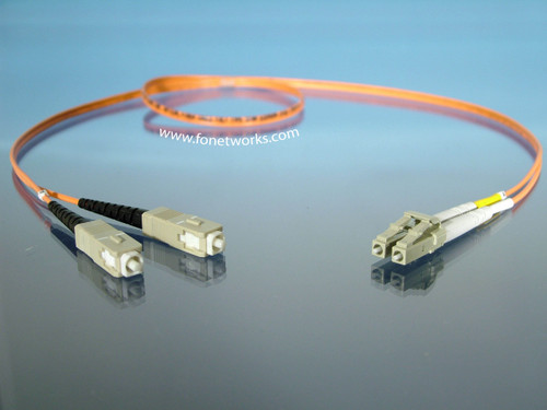 Multimode 62.5/125 Duplex Cable Assembly LC/SC