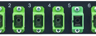 MAP Series Adapter Plates - 6 SC Singlemode Simplex Blue (Green is shown)