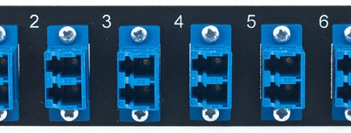 MAP Series Adapter Plates - 12 LC Singlemode Duplex Blue