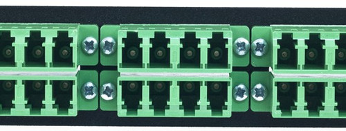 MAP Series Adapter Plates - 24 LC Singlemode APC Quads Green