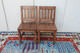 2 Child Chairs - 12" seat H - Dark Oak