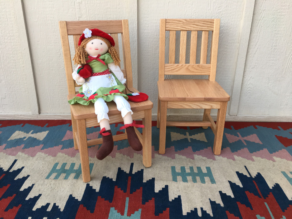 Oak childrens table and chairs sales