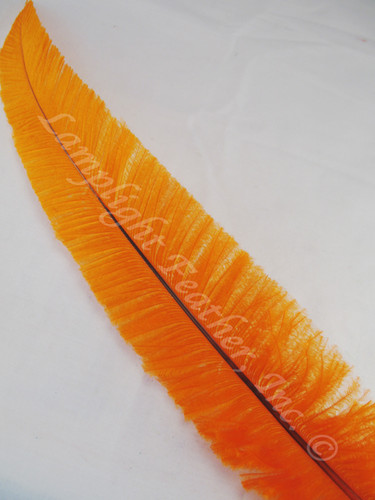 OSTRICH NANDU, STANDARD, Orange 12-16 inch per Each