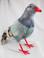Pigeon Decorative Artificial Bird, Gray, 13 inch, per Each