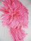 Rooster Feathers Schlappen, 3-5 inch, dyed Hot Pink, per FOOT