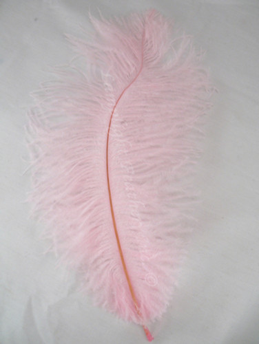 Light Pink Ostrich Feather 8-12 inch size per Each