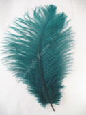 Teal Mini Ostrich Feathers 5-8 Inch