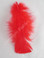Red Turkey Plumage Craft Feathers per Ounce from Lamplight Feather package