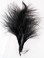 Black Turkey Marabou Feathers 4-5 Inch per Ounce