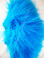 Turquoise Turkey Marabou Feathers 4-5 Inch per Ounce