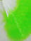 Feather Fan, Marabou, lime, per Each