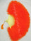 Feather Fan Marabou Orange