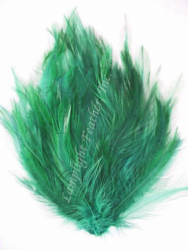Feather Pad, Hackle, hunter Green, per Each