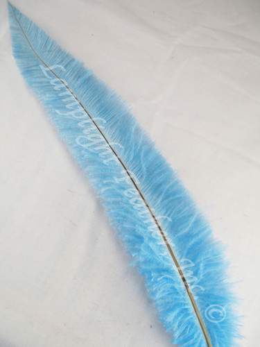 OSTRICH NANDU, LONG, LIGHT Blue 16-19 inch - per Each