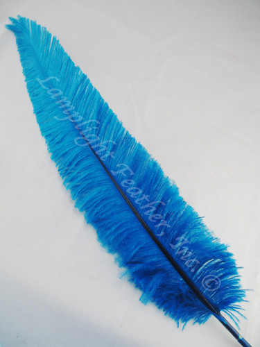 OSTRICH NANDU, SHORT, Turquoise 8-12 inch per Each